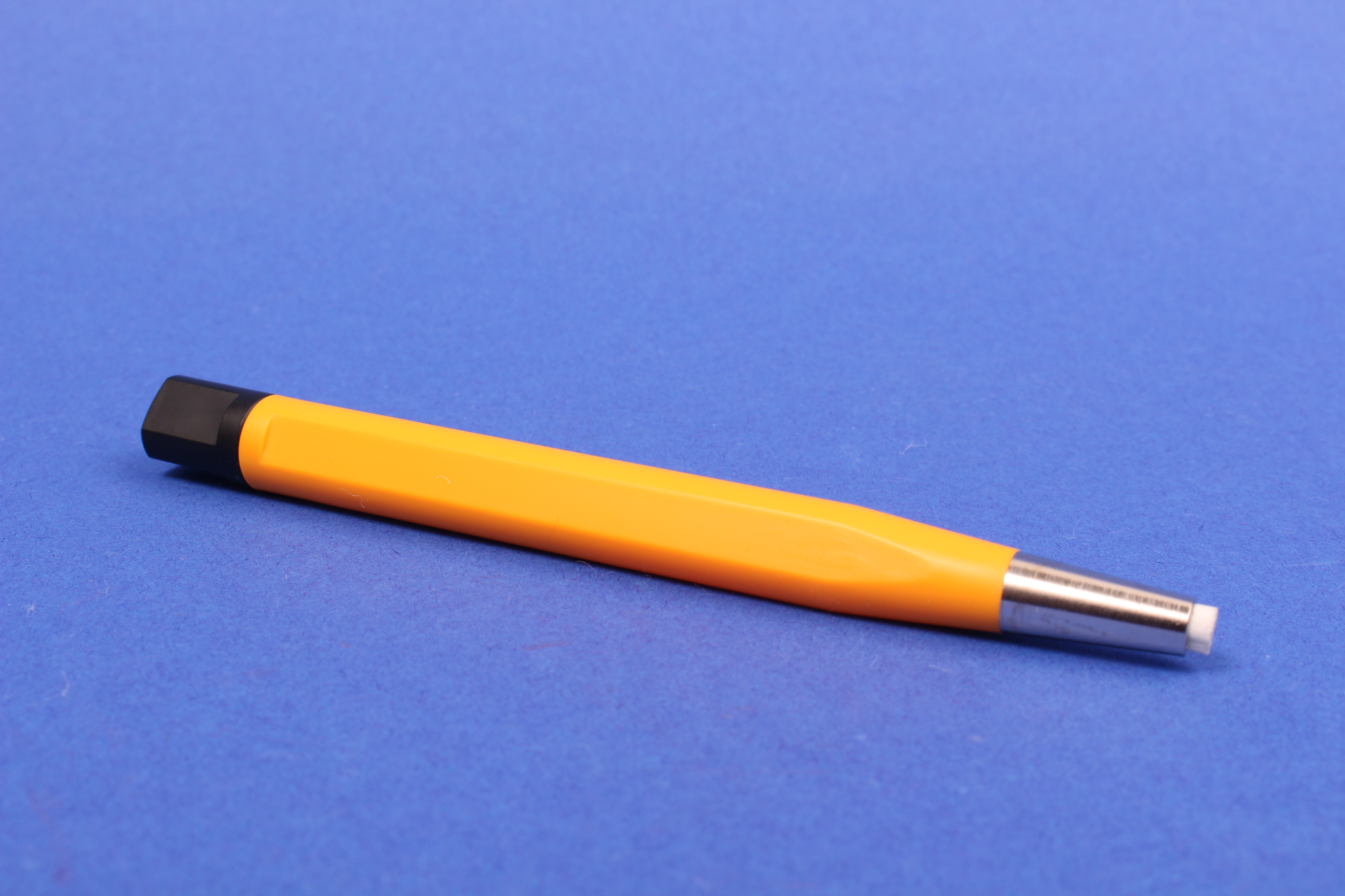 Glasfaserradierer Glasfaserstift Polierstift 4 mm orange Metallspitze